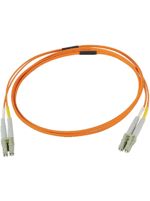 FibreFab - LCLC50DOR5 - FO cable 50/125um OM2 LC/LC 5.00 m orange, LCLC50DOR5, FibreFab