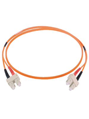 FibreFab - SCSC50DOR10 - FO cable 50/125um OM2 SC/SC 10.0 m orange, SCSC50DOR10, FibreFab