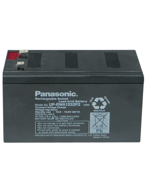 Panasonic Automotive & Industrial Systems - UP-VW1245P1 - Lead-acid battery 12 V, UP-VW1245P1, Panasonic Automotive & Industrial Systems