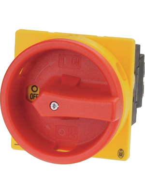 Eaton - T0-1-8200/EA/SVB - EMERGENCY STOP main switch 6.5 kW Switch positions 2 Poles 1, T0-1-8200/EA/SVB, Eaton