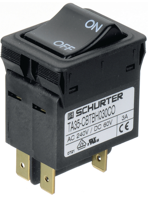 Schurter - 4435.0218 - Circuit-breaker, thermal 4 A, 4435.0218, Schurter