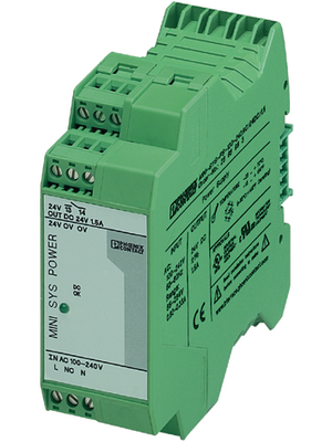 Phoenix Contact - MINI-SYS-PS-100-240AC/24DC/1.5 - Switched-mode power supply / 1.5 A, MINI-SYS-PS-100-240AC/24DC/1.5, Phoenix Contact