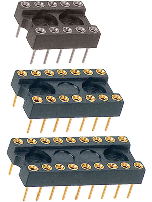 Fischer Elektronik - DIL 14 EG - Precision IC socket, gold plated, DIL 14, DIL 14 EG, Fischer Elektronik