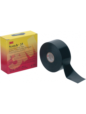 3M - SUPER33+ 19MMX6M - Black insulating tape, 19mmx6m black 19 mmx6 m, SUPER33+ 19MMX6M, 3M