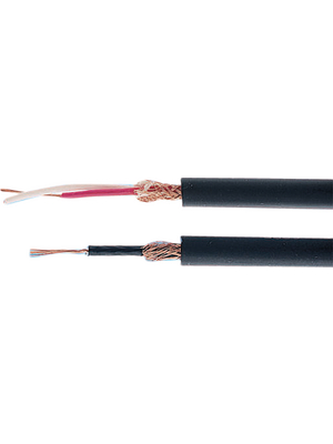 Monarch Instrument - MIC-CABLE NEO-OFC-2 BLACK - Audio cable   1 x 2x0.32 mm2 black, MIC-CABLE NEO-OFC-2 BLACK, Monarch Instrument