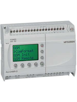 Mitsubishi Electric - AL2-14MR-D - Alpha XL base unit ALPHA, 8 D/AI, 6 RO, AL2-14MR-D, Mitsubishi Electric