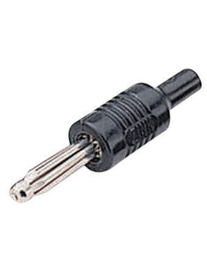 Büschel - 001 16013 410012 - Adapter plugs series 001 ? 2 mm / ? 4 mm black 30 VAC 60 VDC 43 mm, 001 16013 410012, Büschel