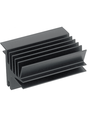Aavid - S518/100 - Heat sink 100 mm 2.3 K/W black anodised, S518/100, Aavid