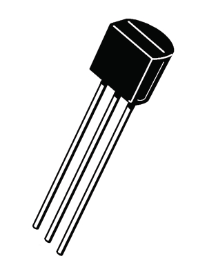 Diotec - BC557BBK - Transistor TO-92 PNP -45 V -100 mA, BC557BBK, Diotec
