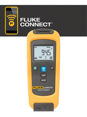 Fluke - FLK-A3002 FC - Data logger Current, 600 AAC, 1000 ADC, Fluke Connect, FLK-A3002 FC, Fluke