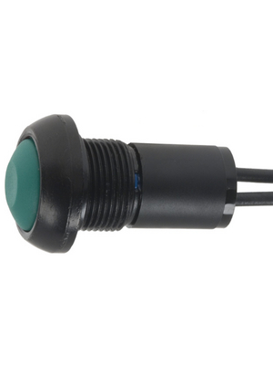 Apem - IPR3FAD3 - Push-button Switch off-(on) green, IPR3FAD3, Apem