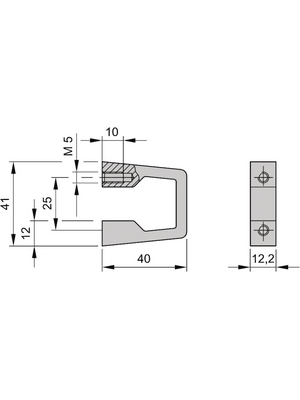 Pentair Schroff - 10501-005 - Front handle, 10501-005, Pentair Schroff