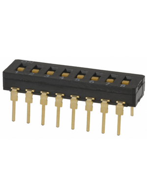 Omron Electronic Components - A6D-8100 - DIL switch THD 8P, A6D-8100, Omron Electronic Components
