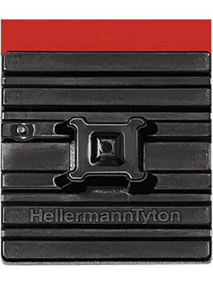 HellermannTyton - FMB4APT-I PA66HS BK - Cable tie mount 5.4 mm black - 151-01527, FMB4APT-I PA66HS BK, HellermannTyton