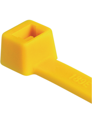 HellermannTyton - T80R PA66 YE 100 - Cable tie yellow 210 mm x 4.7 mm, 116-08014, T80R PA66 YE 100, HellermannTyton
