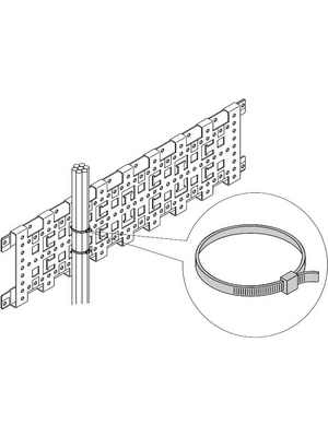 Pentair Schroff - 20118-353 - Cable tie 360 mm x5 mm, 20118-353, Pentair Schroff