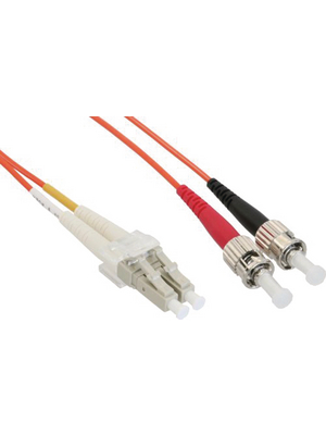 FibreFab - LCST50DOR2 - FO cable 50/125um OM2 LC/ST 2.00 m orange, LCST50DOR2, FibreFab
