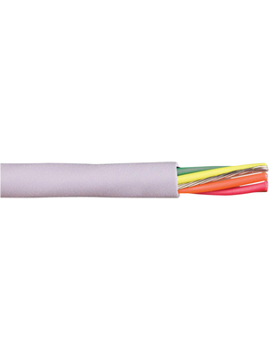 Alpha Wire - 78002 SL005 - Control cable 2 x 0.09 mm2 unshielded Stranded tin-plated copper wire grey, 78002 SL005, Alpha Wire