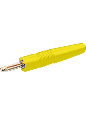 Büschel - 001 10100 160017 - Laboratory plug ? 2 mm yellow N/A, 001 10100 160017, Büschel