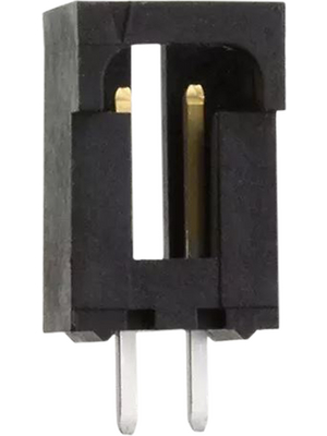Molex - 70543-0001 - Pin header Pitch2.54 mm Poles 1 x 2 with shroud SL?, 70543-0001, Molex