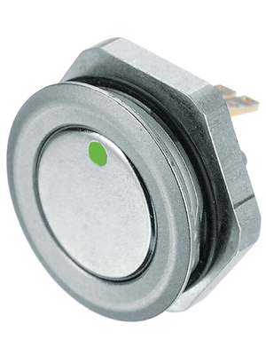 Schurter - 1241.2858 - Push-button Switch, vandal proof 19 mm 48 VDC 125 mA 1 make contact (NO), 1241.2858, Schurter