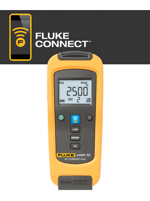 Fluke - FLK-A3001 FC - Data logger Current, 2500 AAC, Fluke Connect, FLK-A3001 FC, Fluke