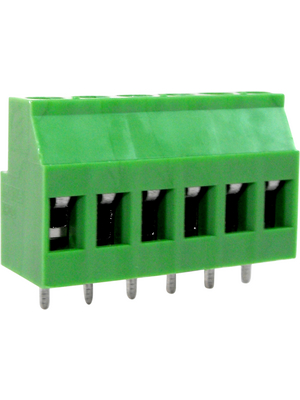 RND Connect - RND 205-00291 - PCB Terminal Block Pitch 5.08 mm horizontal 6P, RND 205-00291, RND Connect