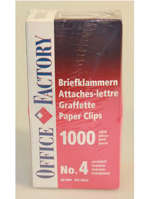  - 1014 - SMART OF. Paper clips size 4 32 mm, 1014