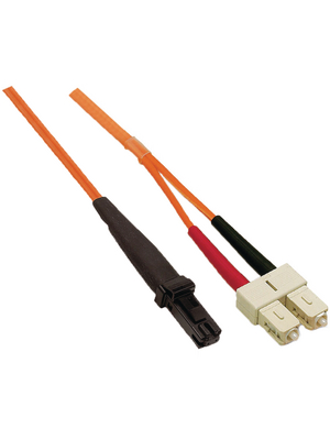 FibreFab - MTRJSC50OR10 - FO cable 50/125um OM2 MTRJ/SC 10.0 m orange, MTRJSC50OR10, FibreFab
