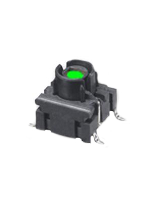 MEC - 4FSH922 - Board switch LED, green 24 VDC 50 mA Green, 25 mA 2.2 V SMD, 4FSH922, MEC
