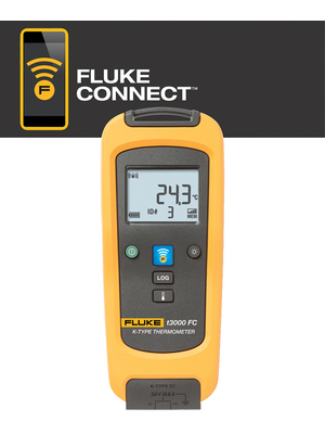 Fluke - FLK-T3000 FC - Data logger Temperature, +1372 °C, Fluke Connect, FLK-T3000 FC, Fluke