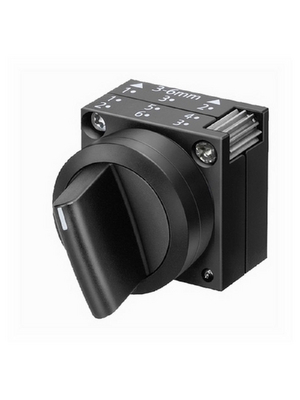 Siemens - 3SB3000-2KA11 - Selector Switch 0-I, Plastic,black, 3SB3000-2KA11, Siemens