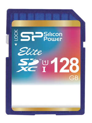 Silicon Power - SP128GBSDXAU1V10 - Elite UHS-1 Class 10 SD card 128 GB, SP128GBSDXAU1V10, Silicon Power