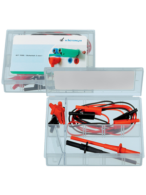 Schtzinger - KIT 7095 / SICHERHEIT 2 MM I - Safety Test Lead Set ? 2 mm red + black, KIT 7095 / SICHERHEIT 2 MM I, Schtzinger