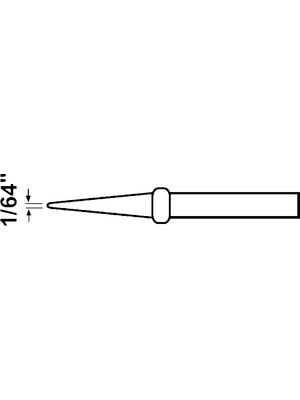 Proskit - 5PK-356-G2 - Soldering tip Conical 1.2 mm, 5PK-356-G2, Proskit