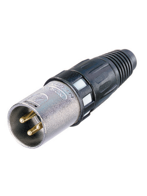 Neutrik - NC3MXCC - XLR cable plug 3 N/A XCC Soldering Connections black and silver, NC3MXCC, Neutrik