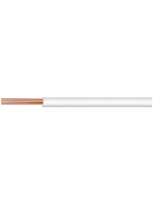 Helukabel - 23605 - Stranded wire, Halogen-Free, 1.50 mm2, white Stranded tin-plated copper wire Silicone, 23605, Helukabel